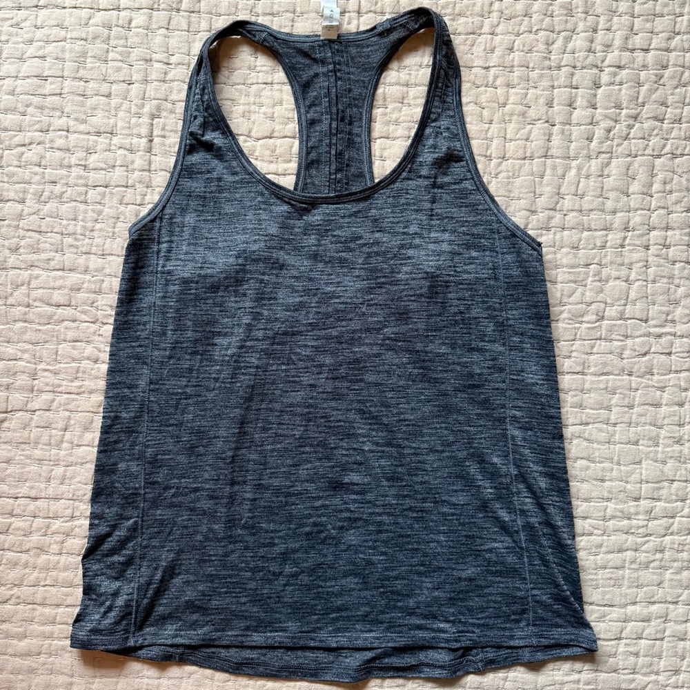 lululemon athletica Charcoal Heather Racerback Tank